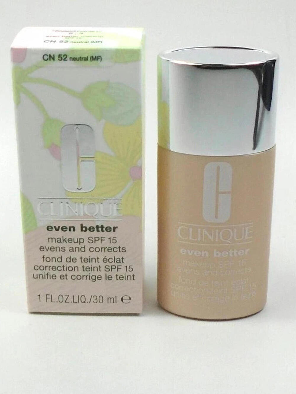 Gently tested- Clinique Even Better Makeup SPF15 Evens & Corrects Fond CN 52